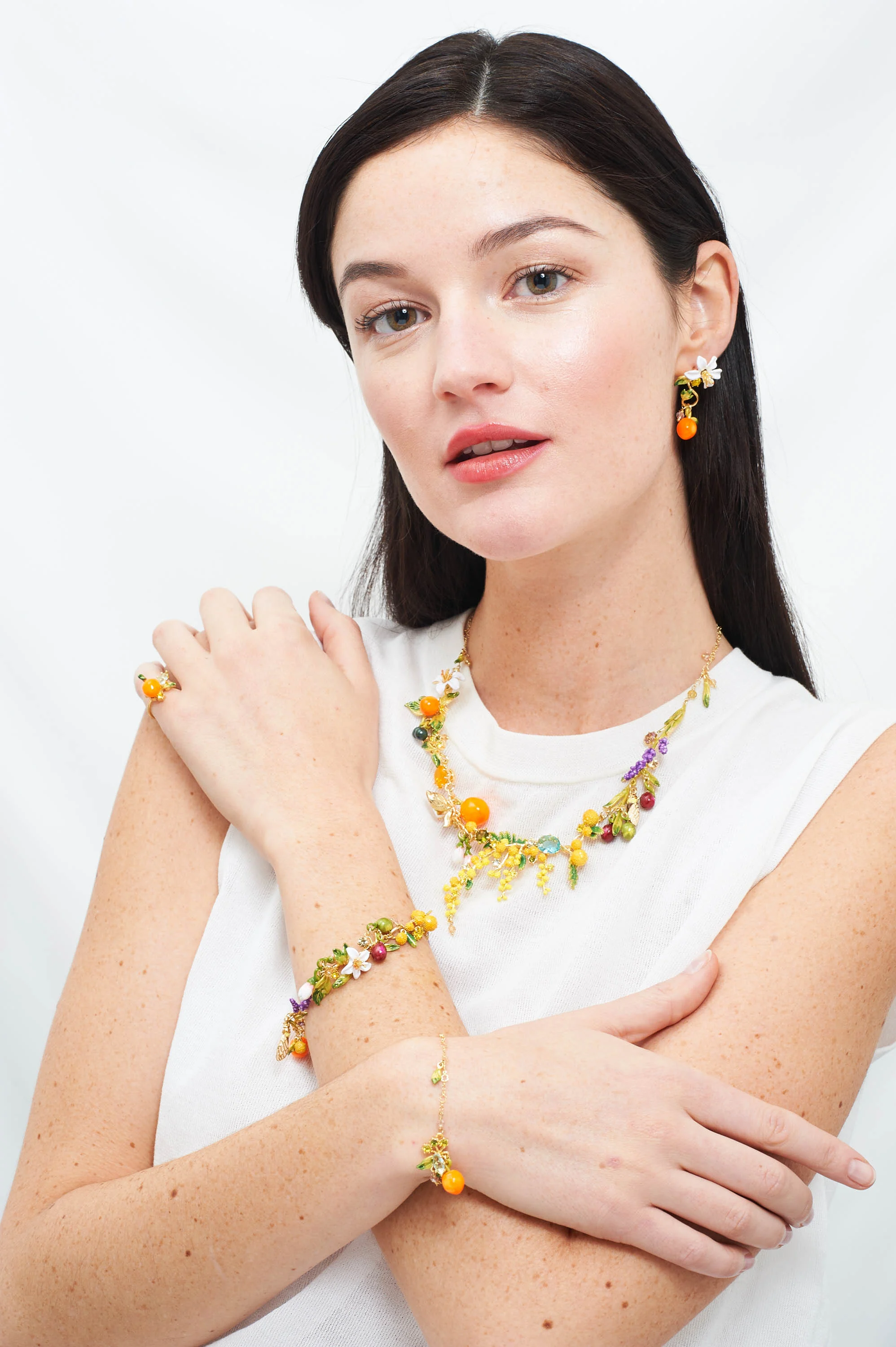 Bracelet fin bouquet du jardin de provence | Multicolore