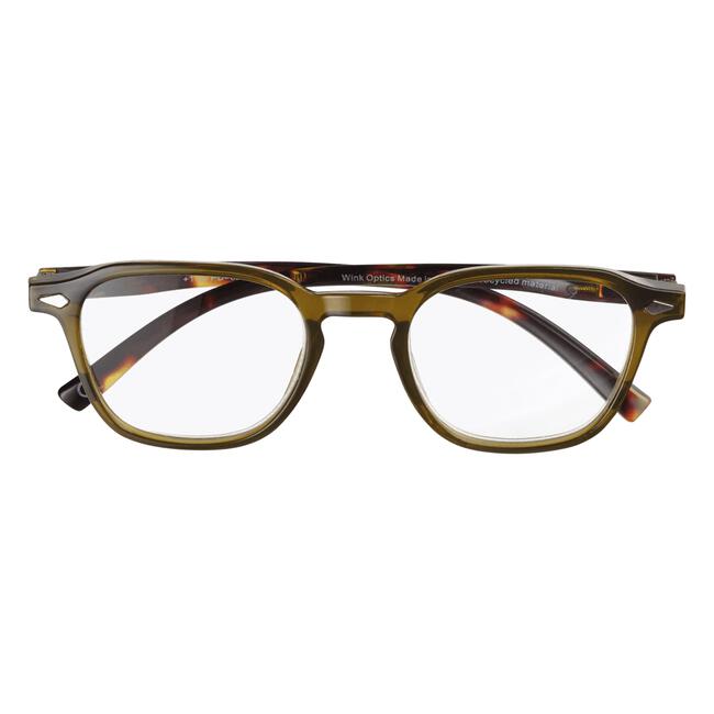 Etos Duurzame Leesbril Groen/Print+2,0