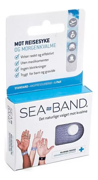 Sea-band mod køresyge/søsyge - 2 stk.