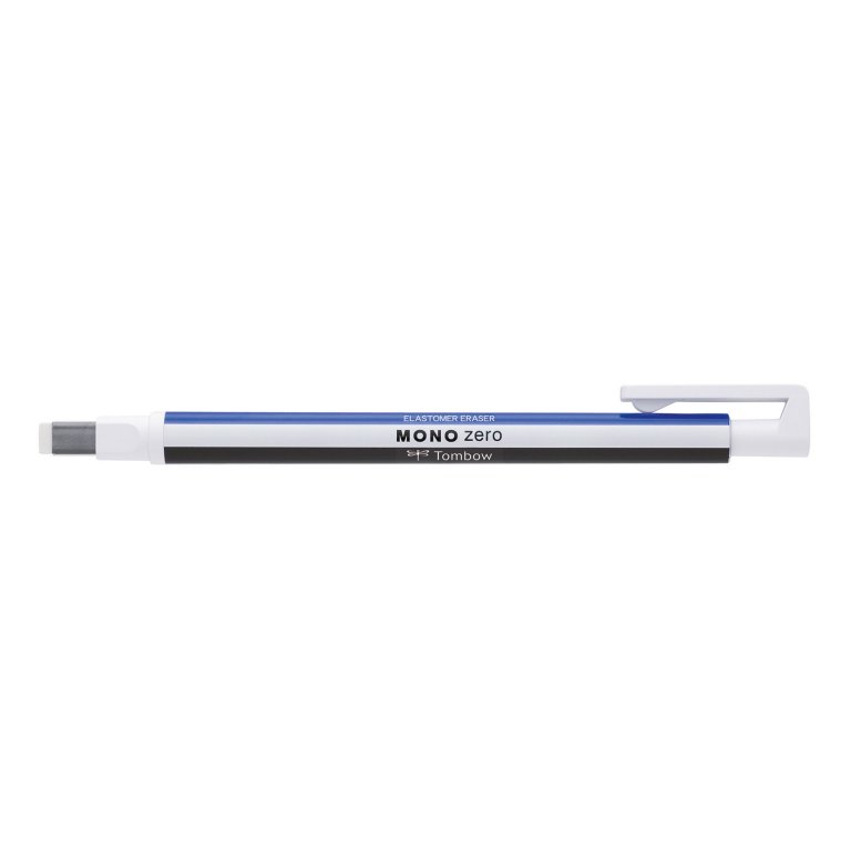Tombow Radierstift Mono Zero Blau/Weiß/Schwarz