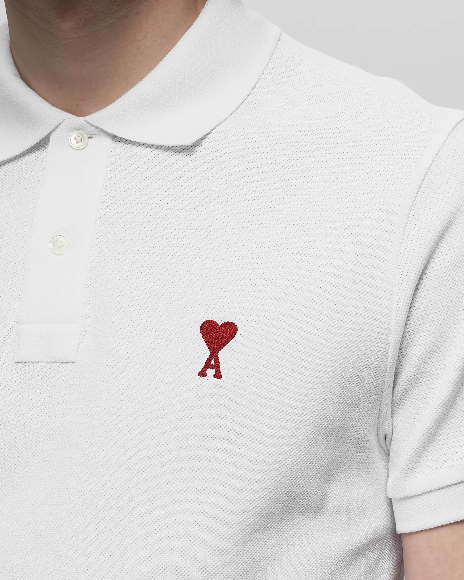 AMI Paris AMI DE COEUR POLO SHIRT