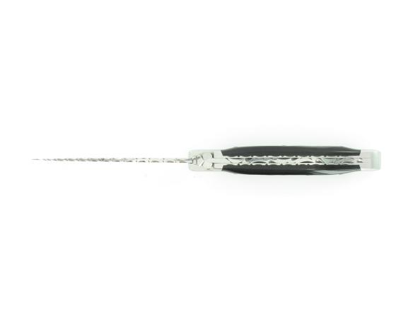 Laguiole Buffle Brut - 2 mitres Couteau de Poche - Laguiole par Fontenille Pataud
