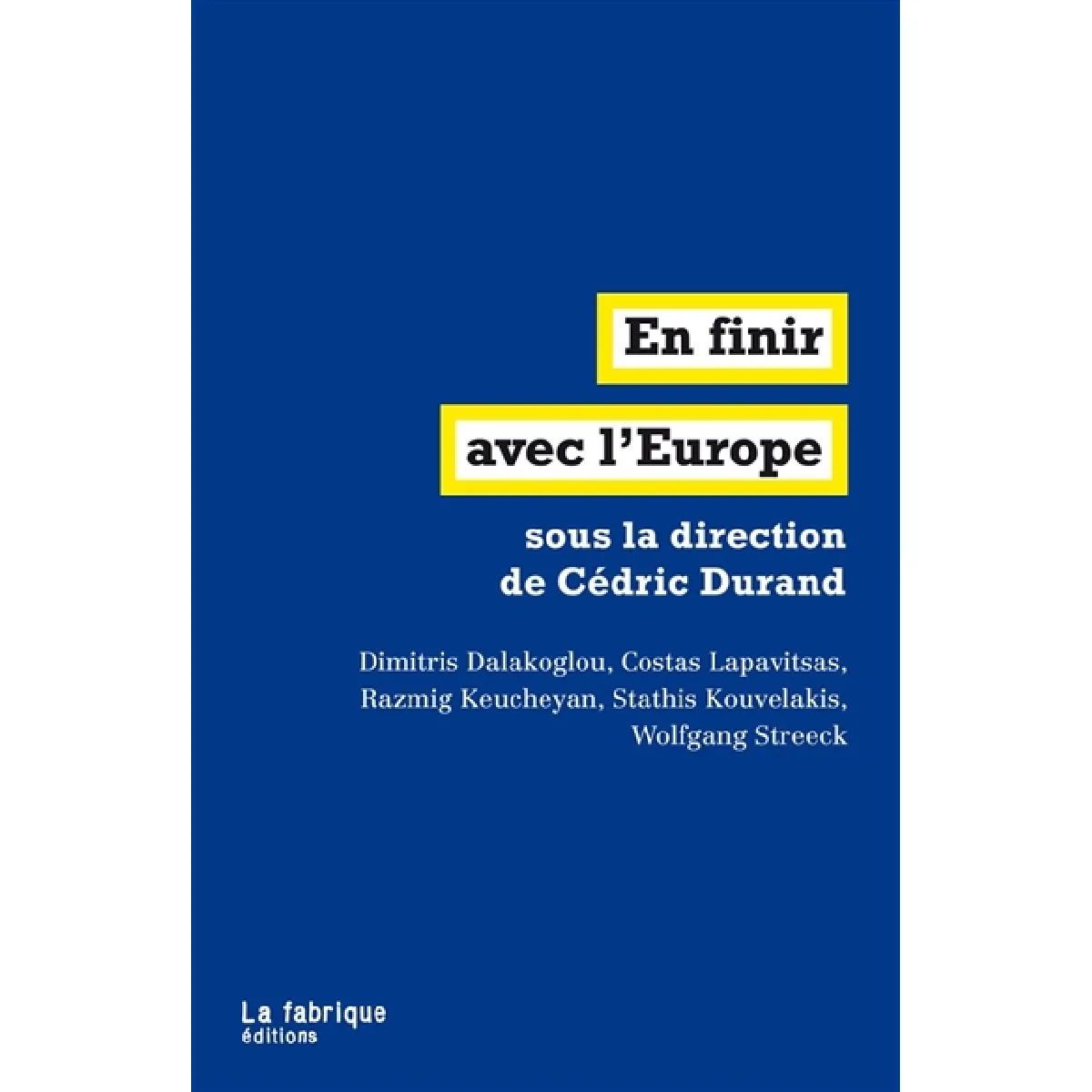 En finir avec l'Europe · Occasion
