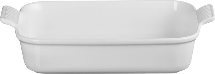Le Creuset Heritage Rekt Fad 37/32cm White White