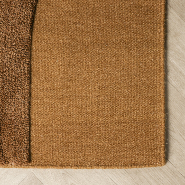 Wollen vloerkleed - Judith Lines Bruin