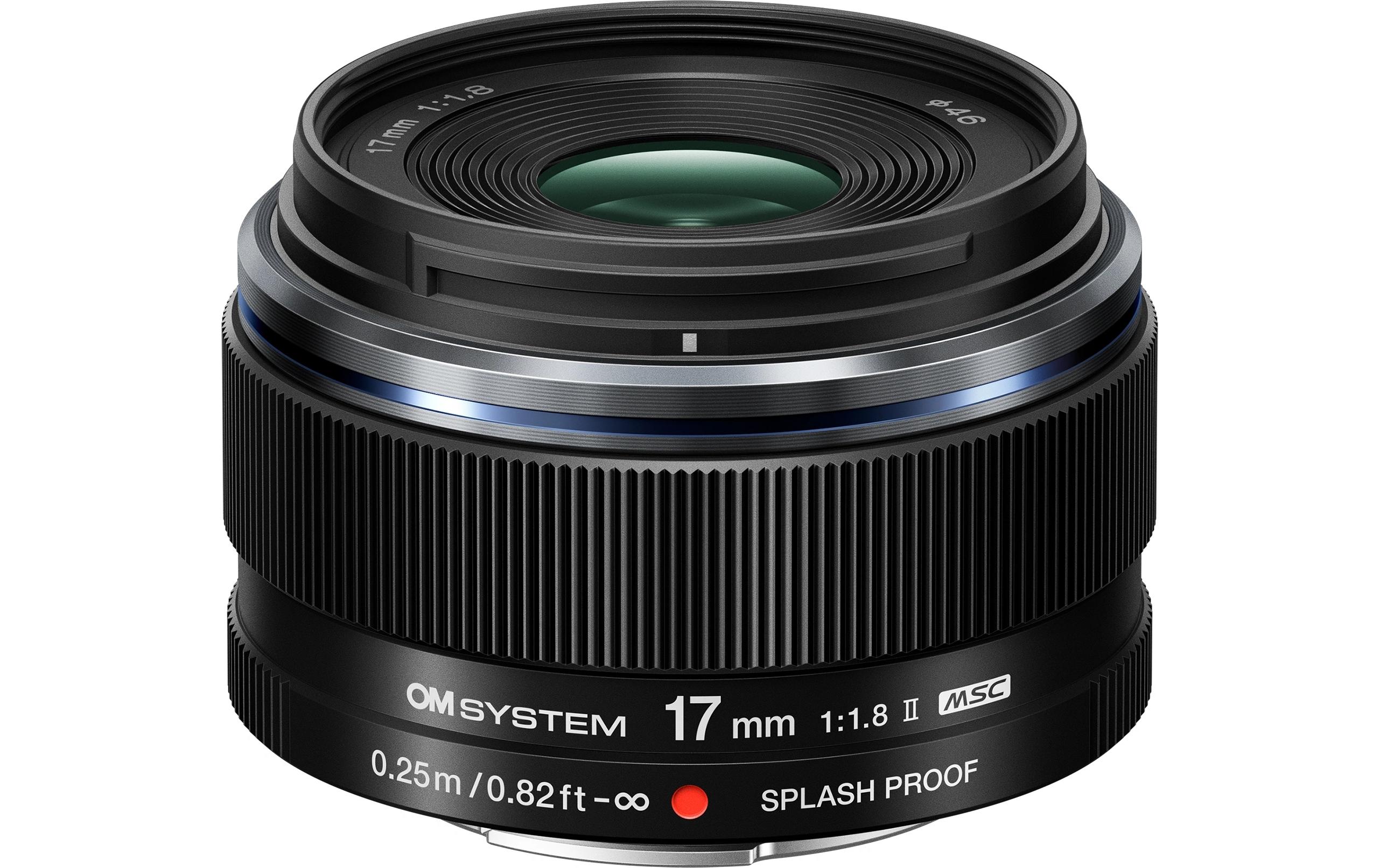 Festbrennweite M.Zuiko Digital ED 17mm F/1.8 II MFT<br>Vollmetallobjektiv mit fester Brennweite und Weitwinkel