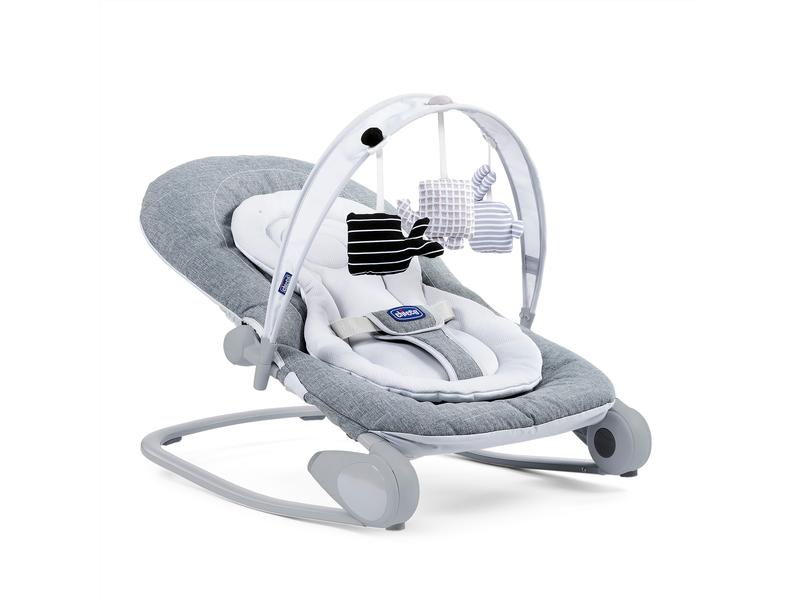 Chicco Babywippe Hooplà Titanium Schaukelwippe für die ersten Monate