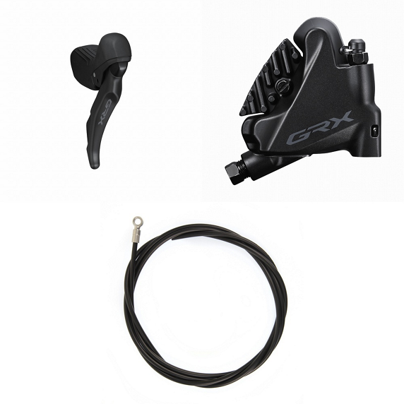 Shimano GRX RX610 Skiftegreb Med BR-RX400 Flat Mount Bremsekaliper Højre