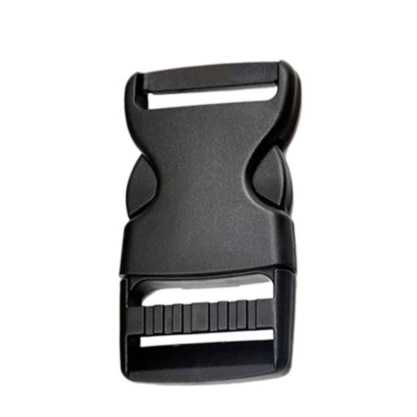 (50x25mm) Ersatz Klick Verschluss Steck Schnalle für Gurt / Rucksack / Halsband - Schwarz