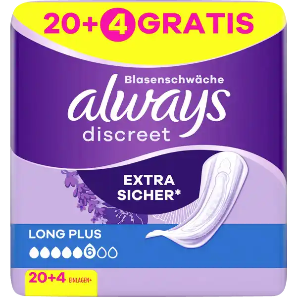 Discreet Inkontinenz Long Plus Big Pack
