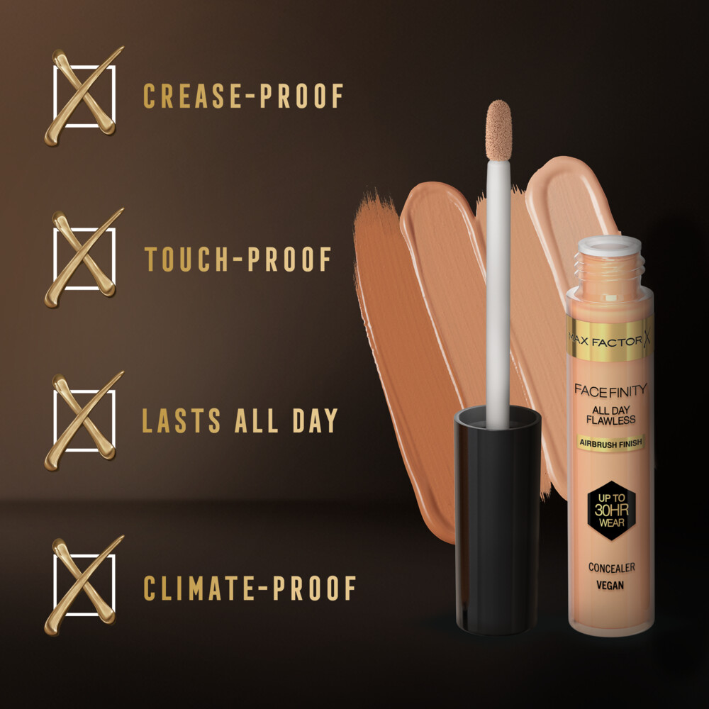 Max Factor Facefinity All Day Flawless Concealer 030 Light to Medium10 ml