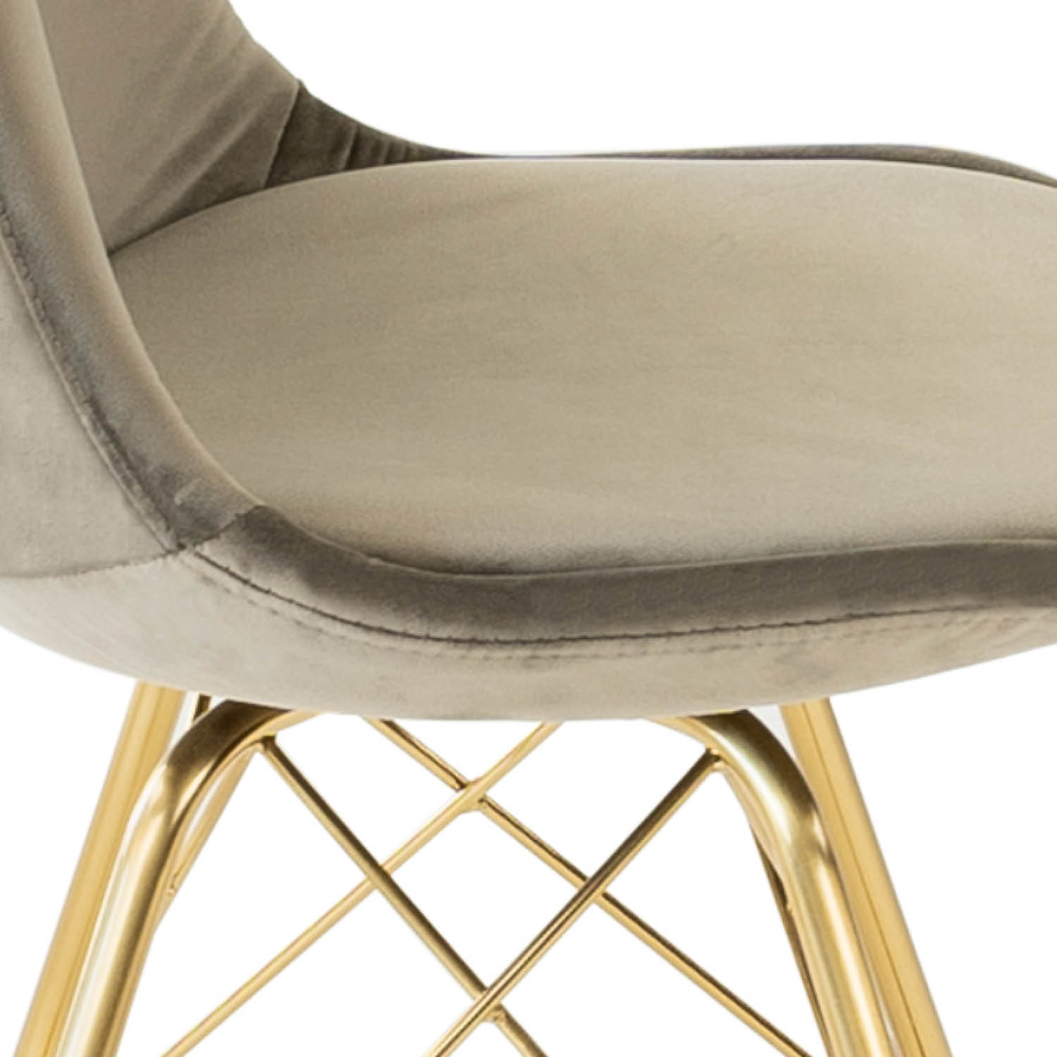 Kick Kuipstoel - Velvet taupe GL