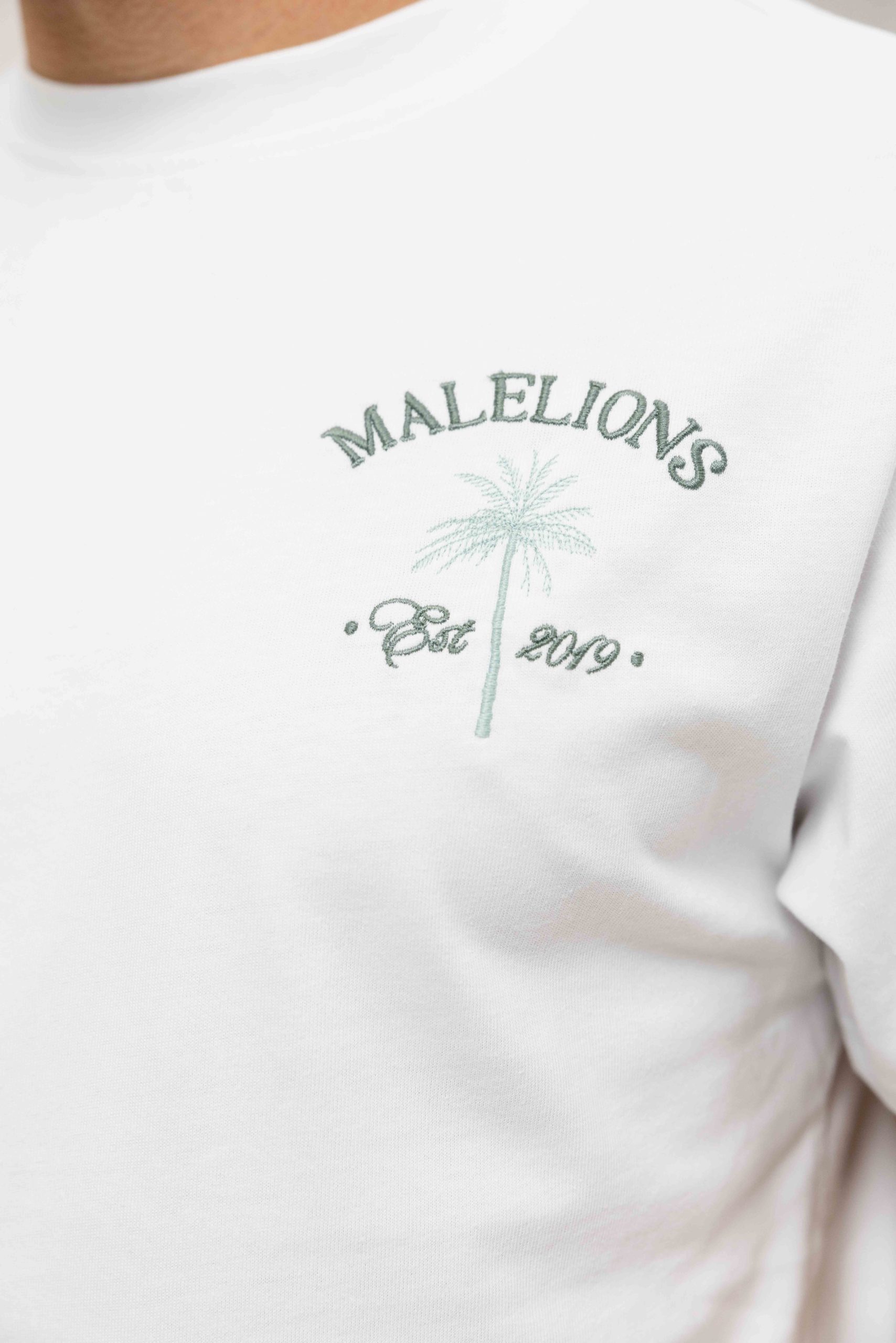 Malelions Jungle T-Shirt Heren Wit