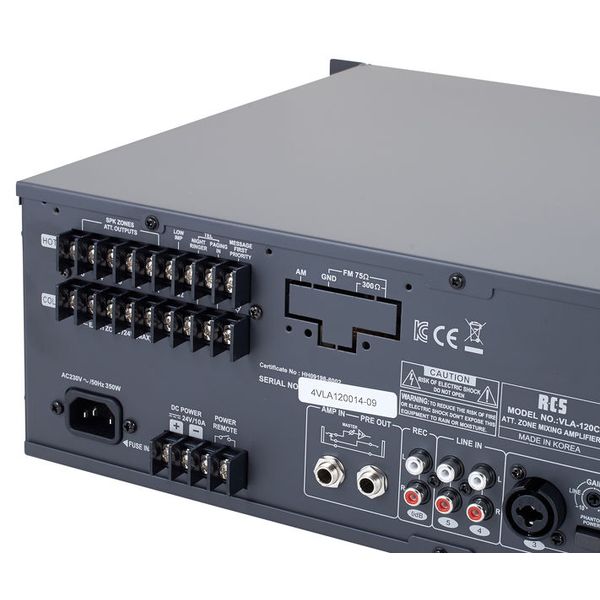 RCS VLA 120C Mischverstärker