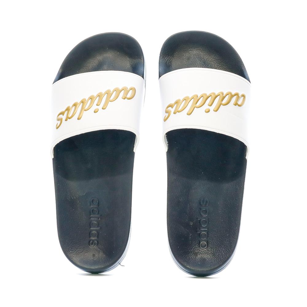 Adidas Claquettes Blanche/Marine Homme Adidas Shower GZ5930