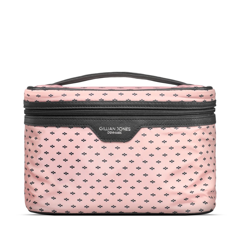 Gillian Jones - Beauty box Rose w/ black print - Toilettaske