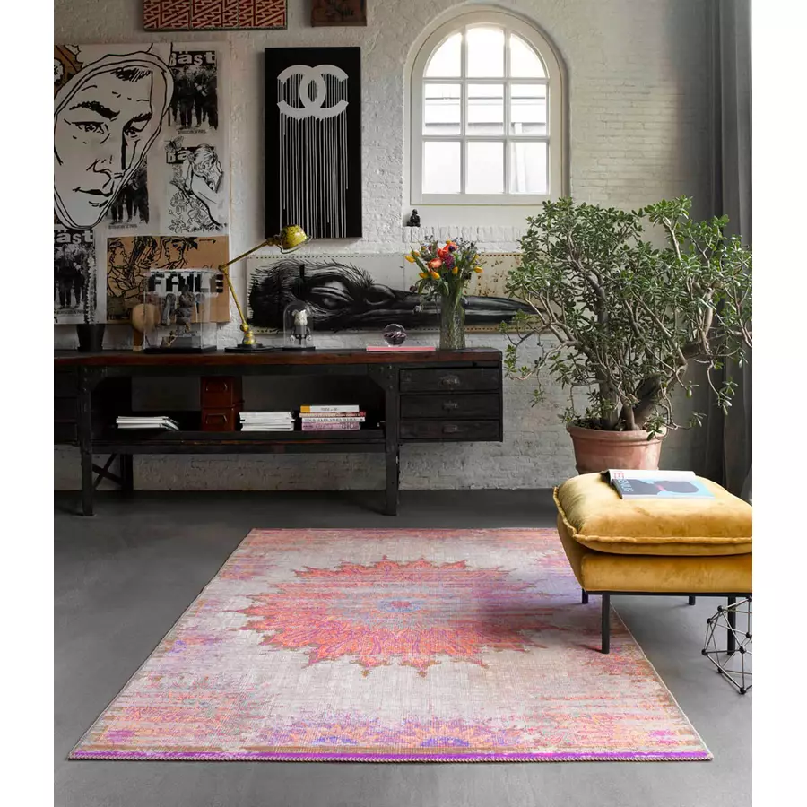 Wecon home Kurzflorteppich Sunkissed bunt