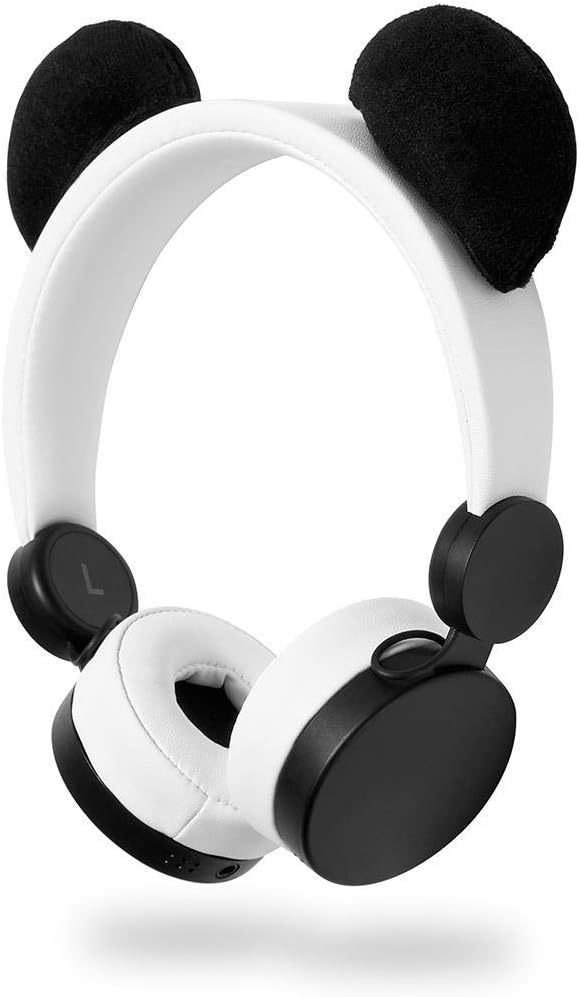 On-Ear Animatics Wired 3.5 mm Klinke AUX Kopfhörer Headset mit 1.2m Kabellänge (HPWD4000WTEAN) - Patty Panda