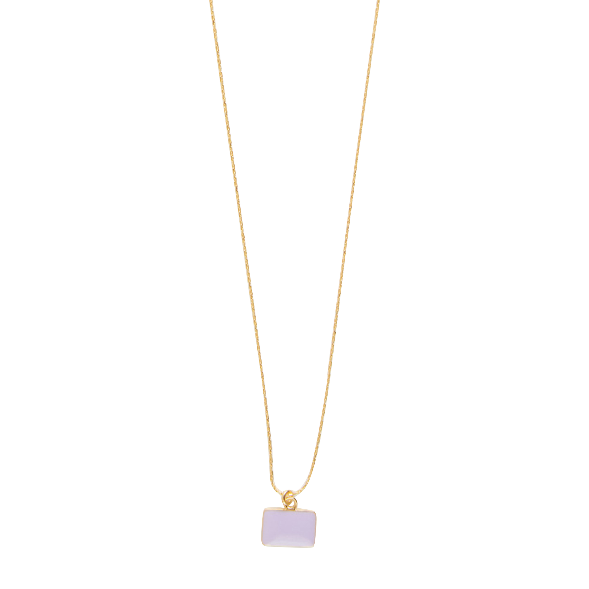 LOVE - Collier en plaqué or | Violet