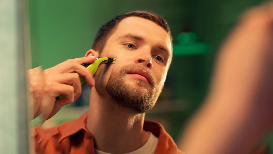 (2er Set) OneBlade Pro 360 Face   Body Trimmer Ersatz Rasierklinge (QP420/50) - Schwarz / Grün