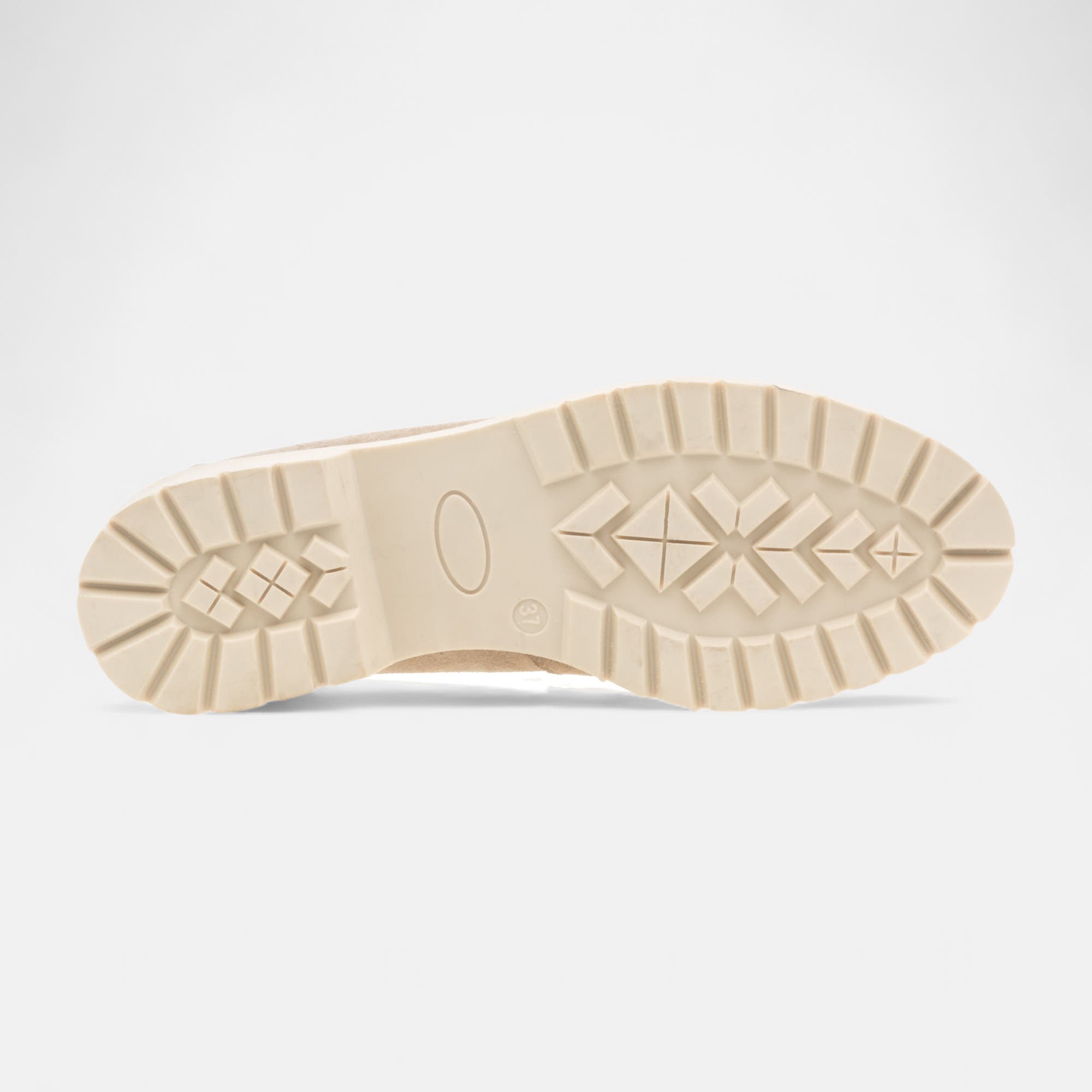 Mocassins Femme en cuir beige