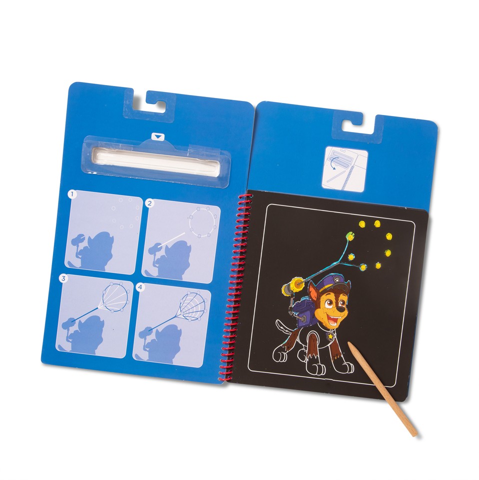 Melissa & Doug - PAW Patrol Scratch Art - 3-Pack (Chase, Skye, Marshall)