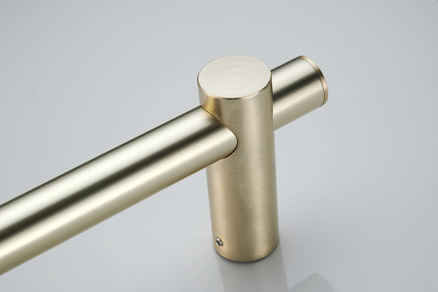 Saniclear Plus douche glijstang met wateraansluiting 60cm geborsteld messing mat goud