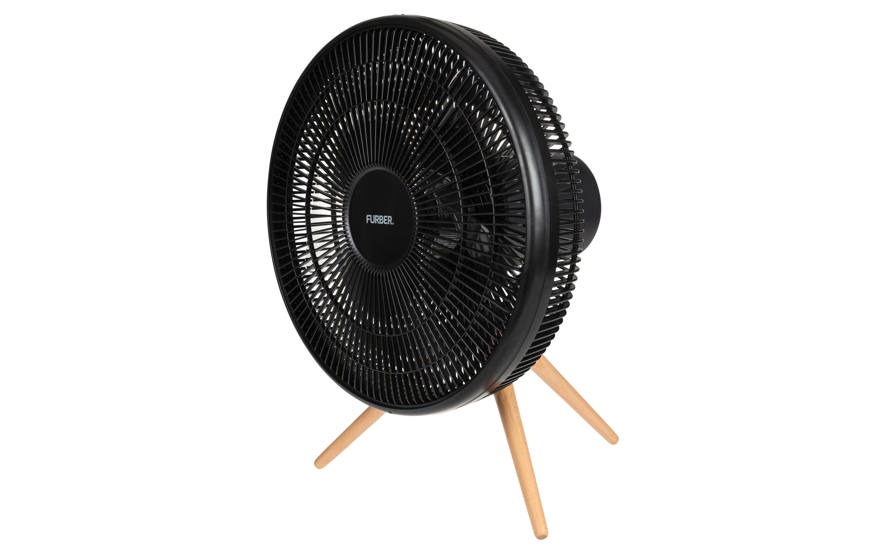 Bodenventilator Vayu-Terra SchwarzAbkühlung für im Büro und zu Hause