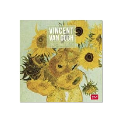 Legami - Calendrier mensuel 2024 - 18 x 18 cm - Vincent van Gogh