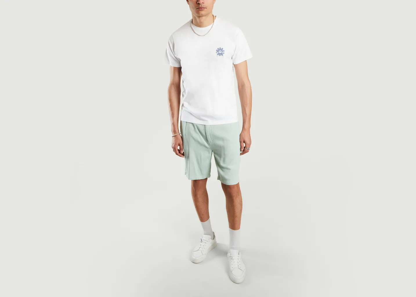T-shirt en coton bio imprimé fantaisie Nerio Cuisse de Grenouille