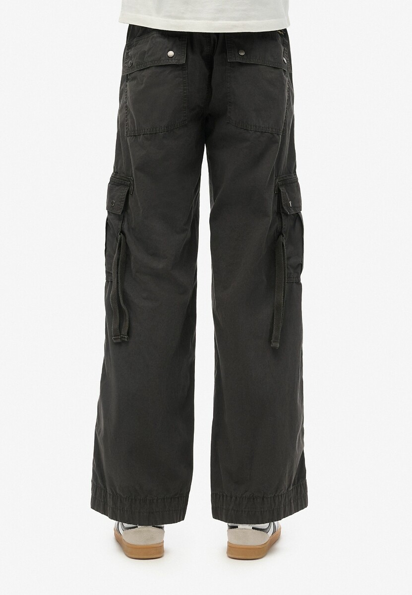 SUPERDRY<br>Calças utilitárias largas, cintura baixa