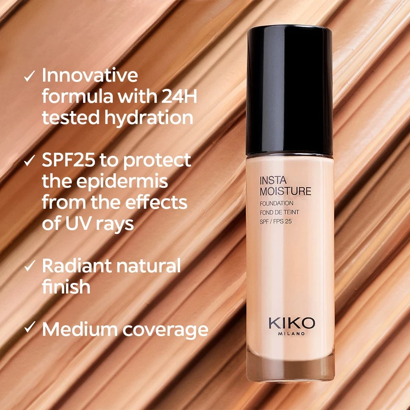KIKO Milano Instamoisture Foundation 30 ml - 3 Gold