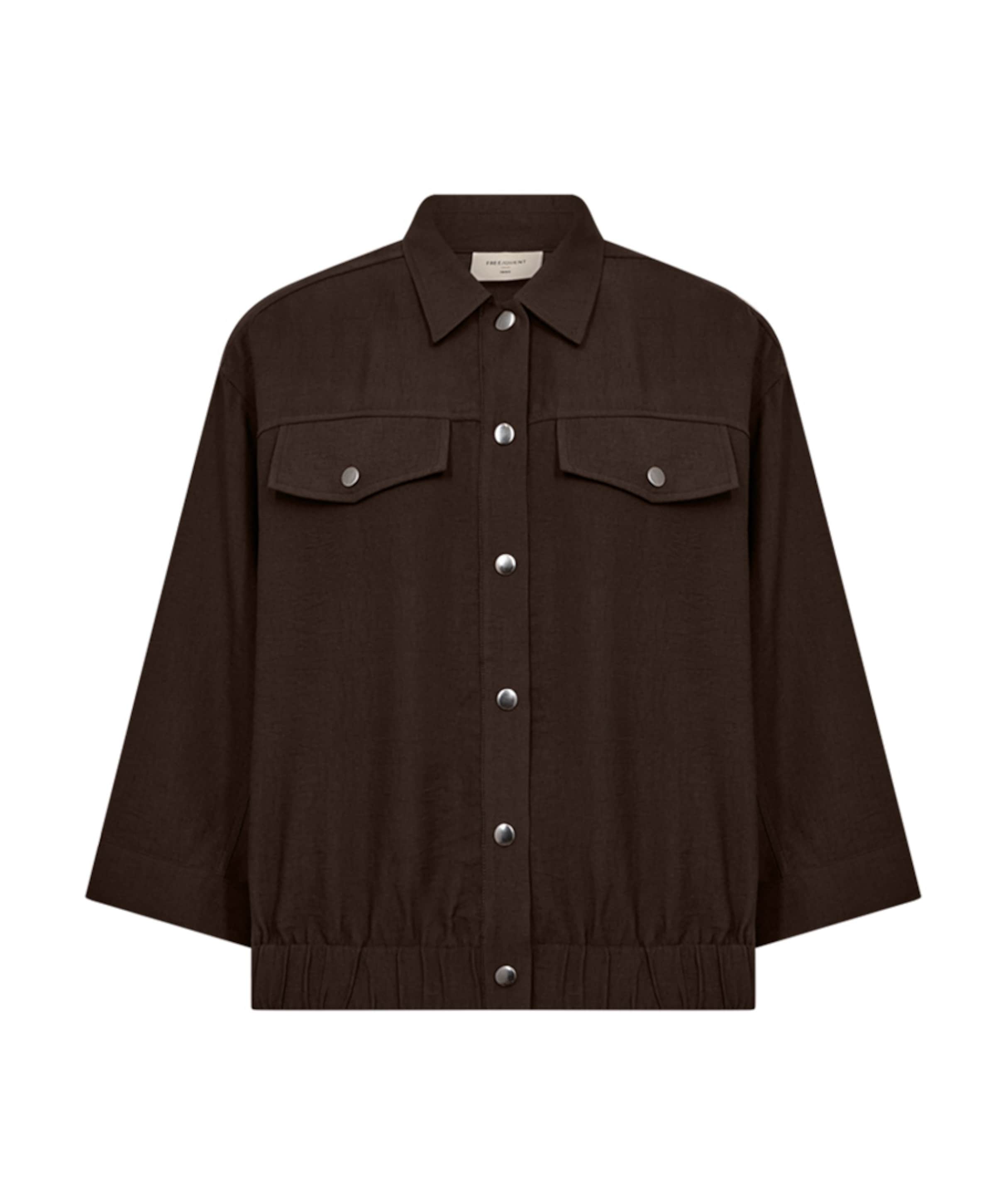 Freequent Dames blouse bruin