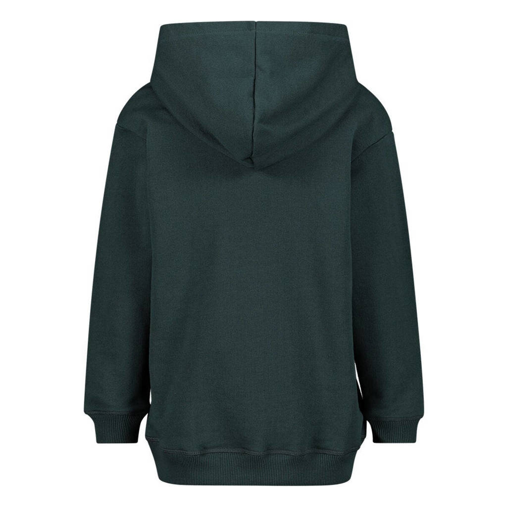ESPRIT hoodie met logo donkergroen