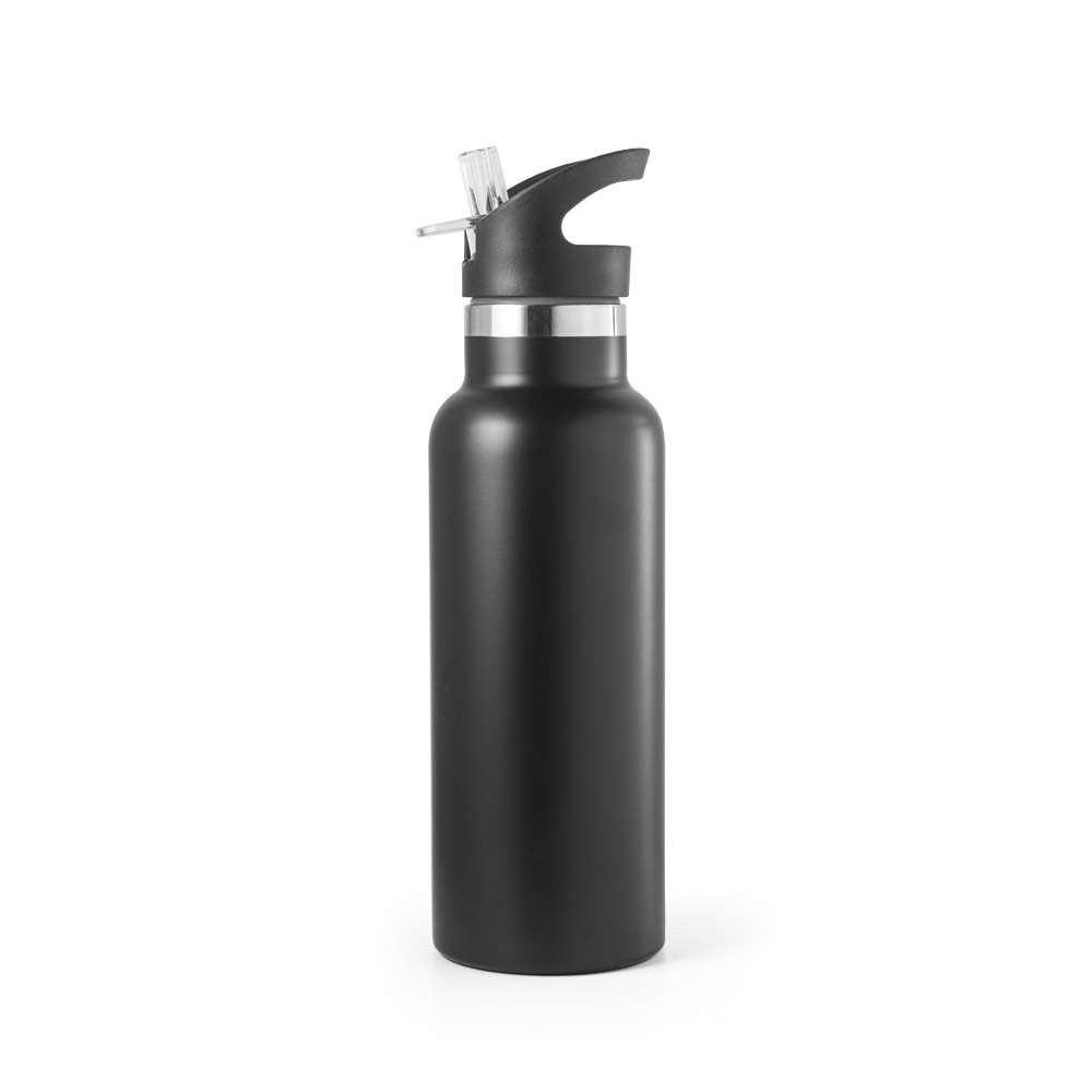 hi!dea 94316 - Bouteille 570mL en acier inox avec bouchon en PP