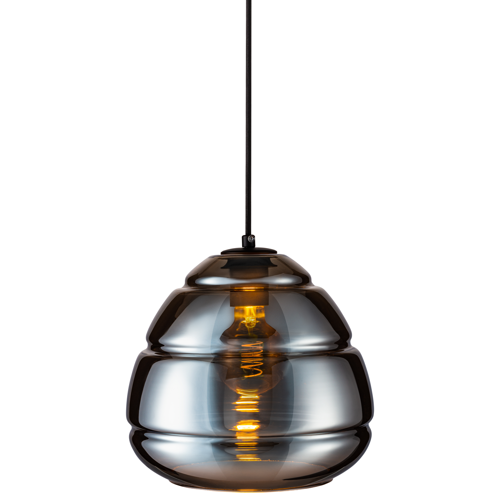 Hanglamp Belmond + pendel zwart