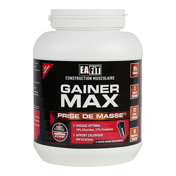 Gainer Max prise de masse yaourt fruits rouges 1,1kg