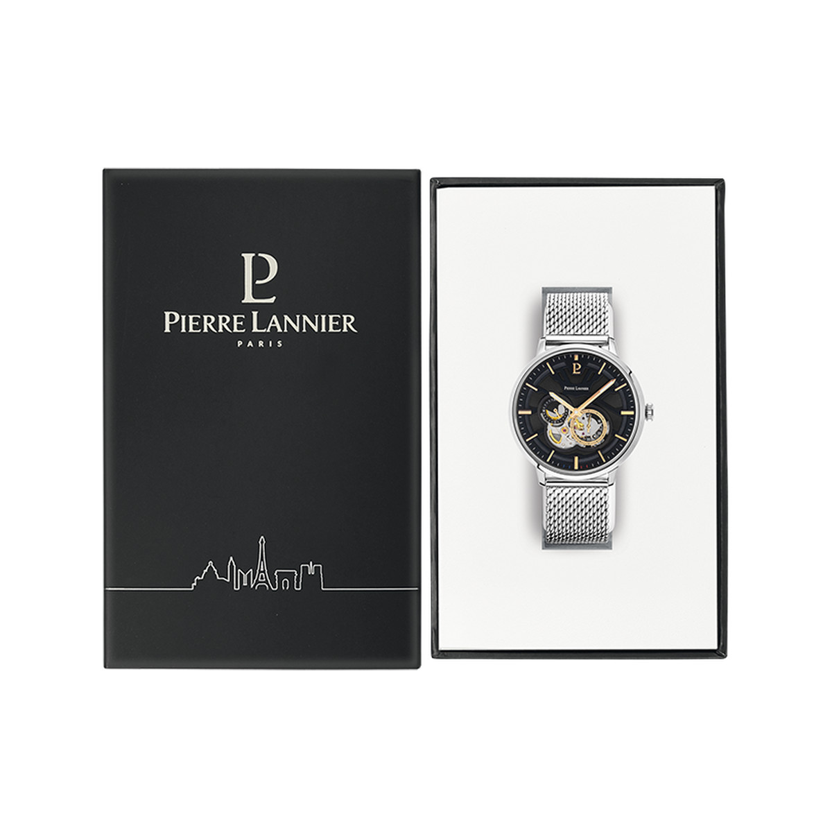 Montre PIERRE LANNIER Trio homme automatique acier