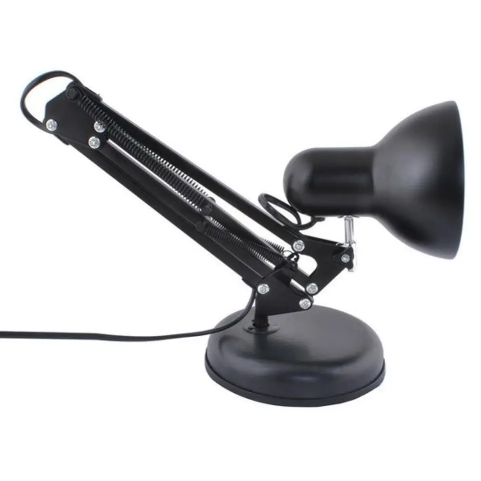 Bureaulamp - Verstelbaar - Retro - Klassiek - 1x40 watt - Zwart