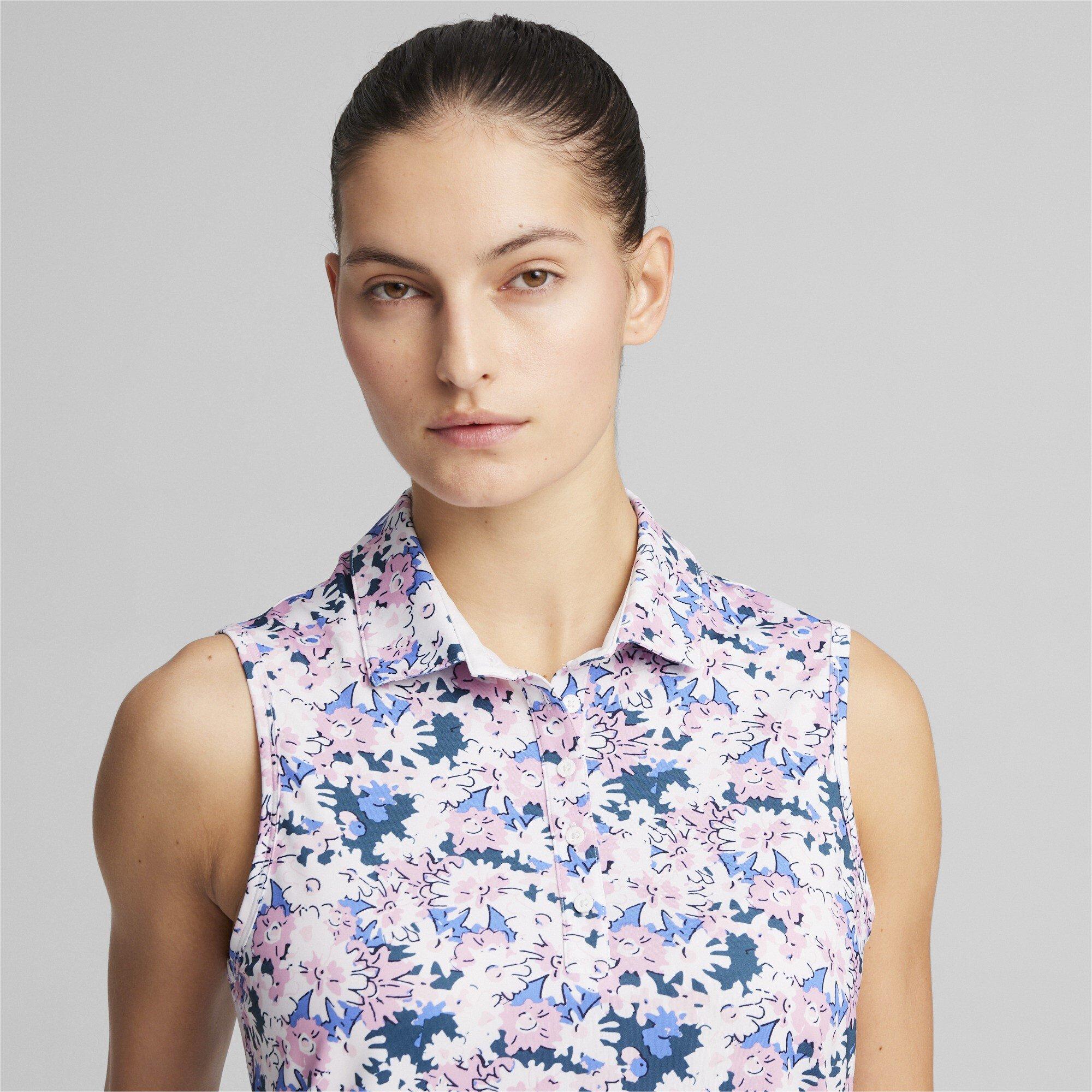 Puma Puma W Mattr Bloom Sl Polo Shirt Womens
