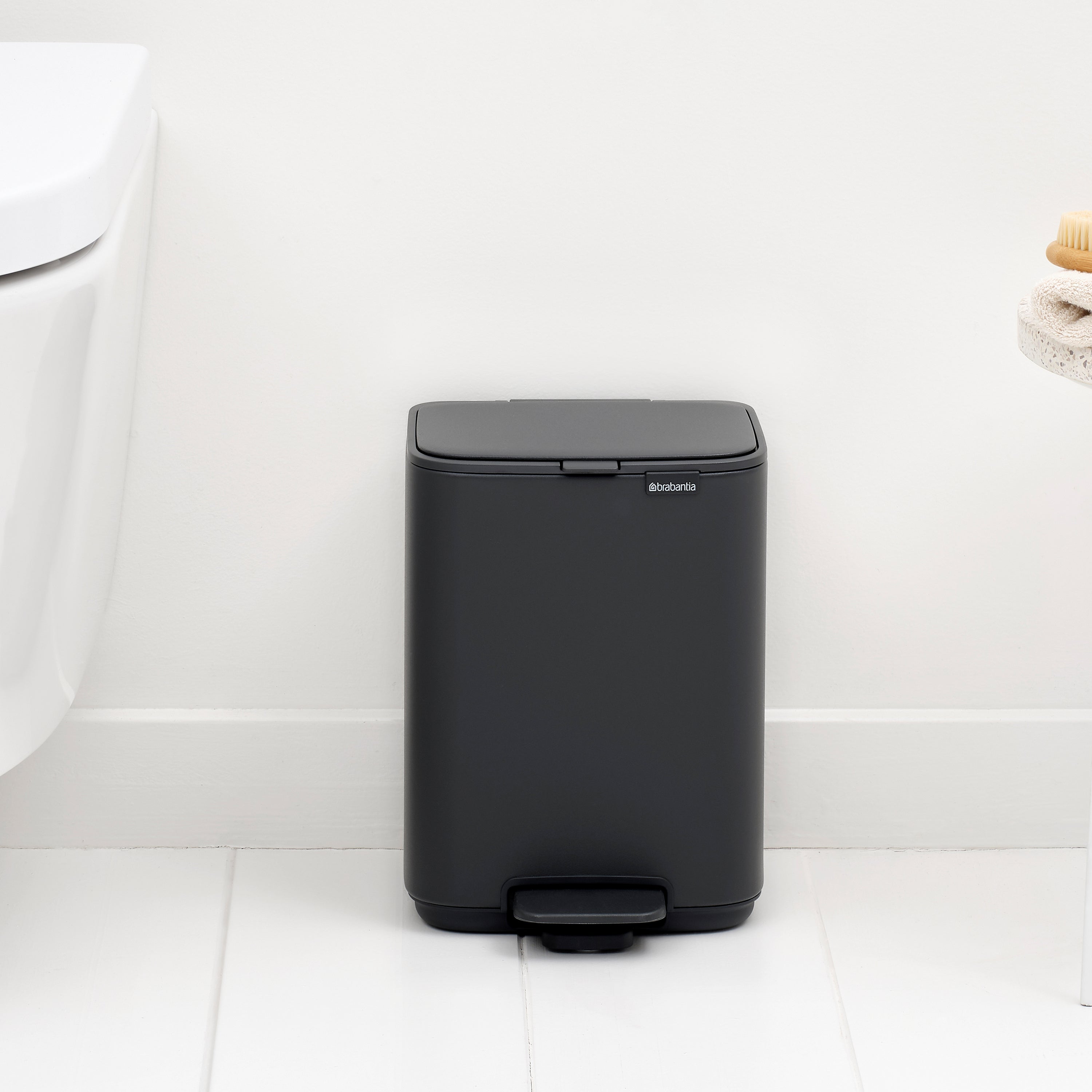 Brabantia Bo Pedaalemmer 4 L - Mineral Infinite Grey