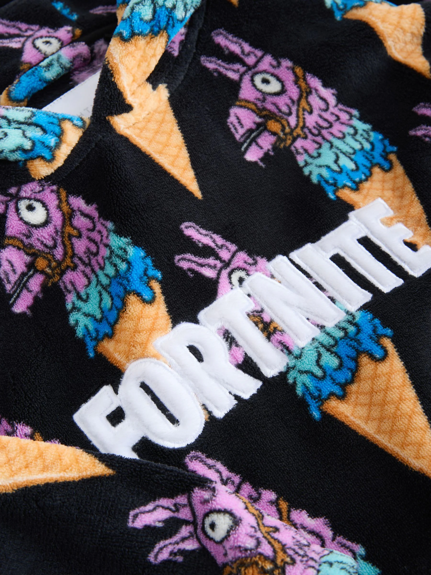 Zwart/blauw Fortnite - Fleece Blanket Hoodie (5-13yrs)