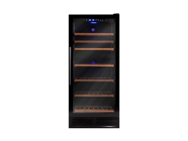 Kibernetik Weinklimaschrank Bodega BWS140 Schwarz, Rechts Freistehender Weinschrank
