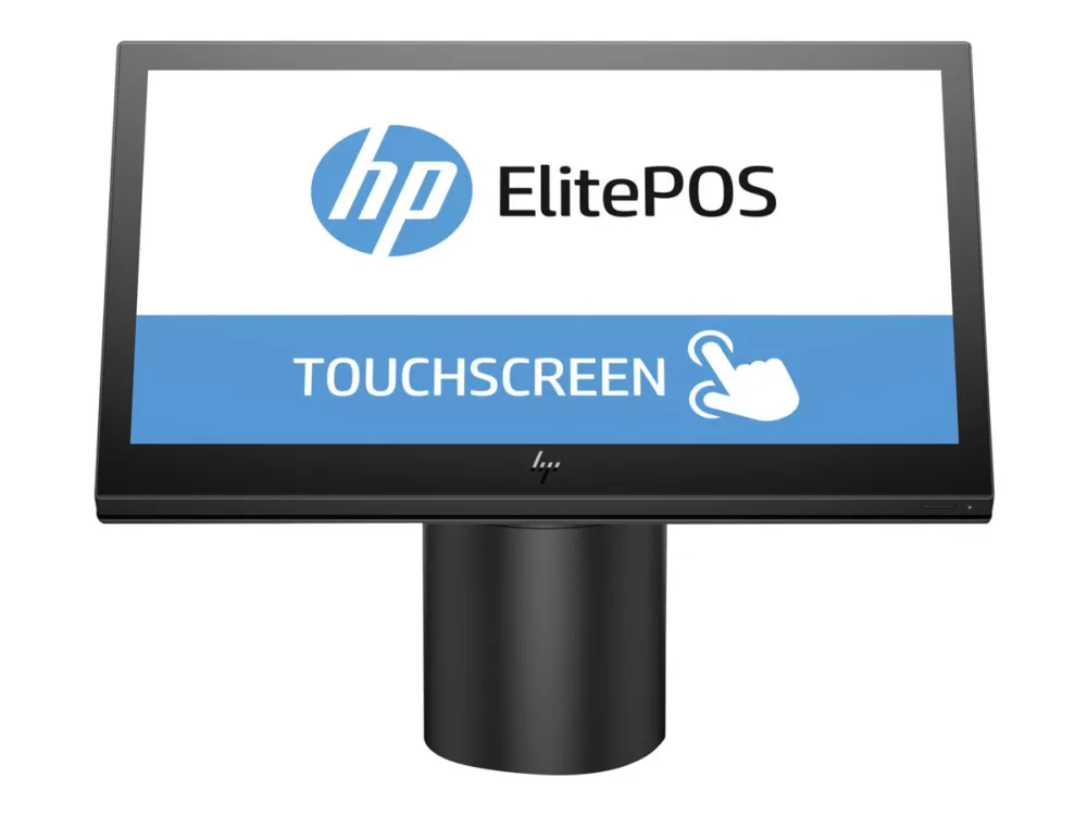 HP ElitePOS G1 Retail System 141 - Alt-i-én - 1 x Celeron 3965U / 2.2 GHz - RAM 4 GB - SSD 128 GB - TLC - HD Graphics 610 - Gigabit Ethernet - Win 10 Pro 64-bit - skærm: LED 14