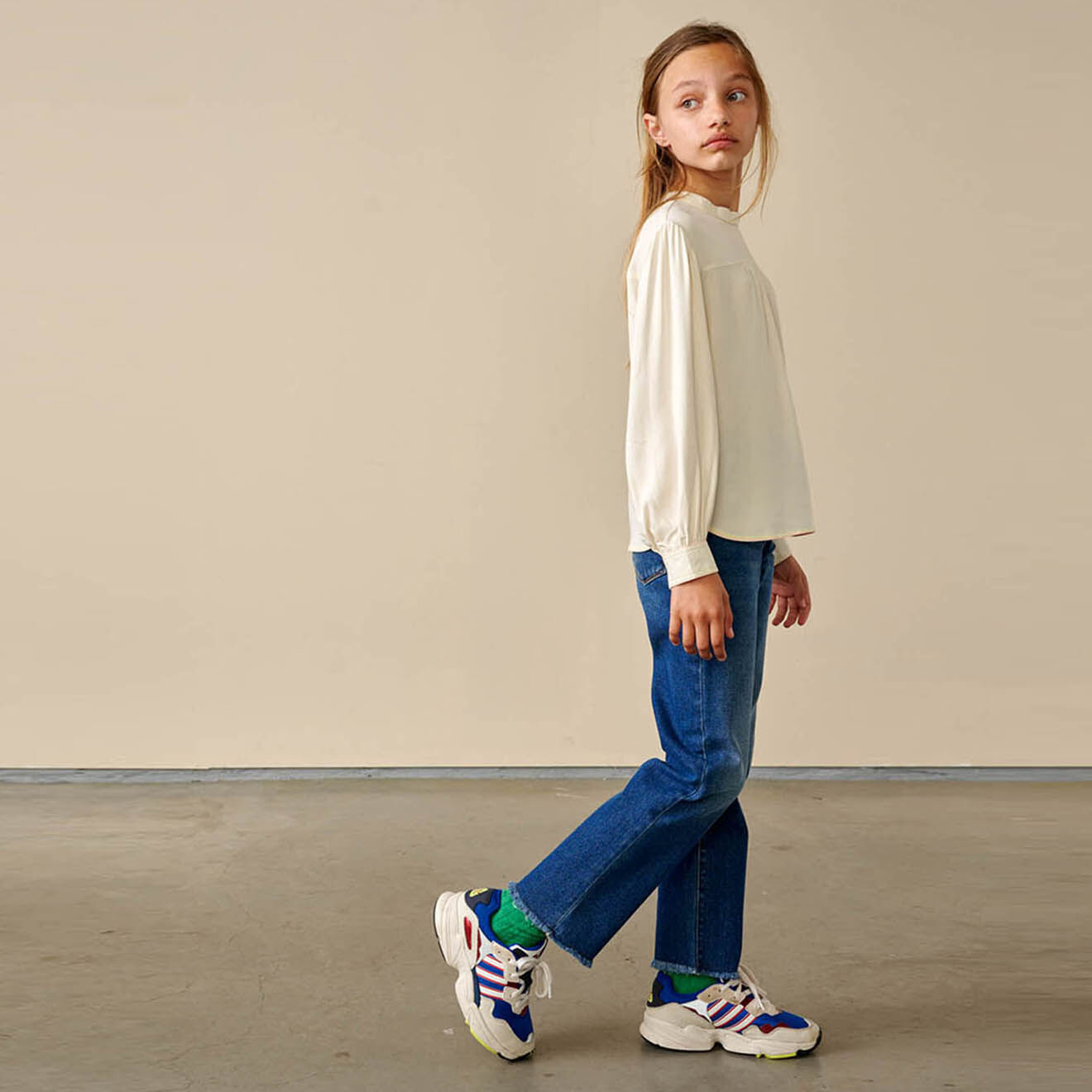 Bellerose Blouse Impress fluide écrue