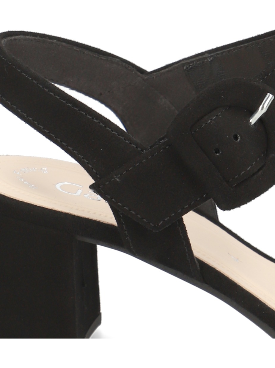 Veloursleder Sandale