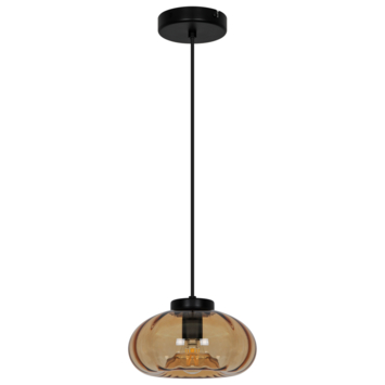 KARWEI hanglamp Lena amber Ø20 x 120cm