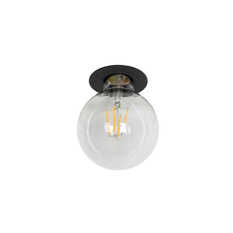 Smart inbouwspot zwart incl. WiFi G95 lichtbron - Insight