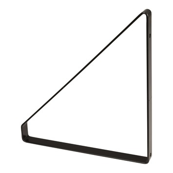 Duraline plankdrager metaal zwart 2 stuks