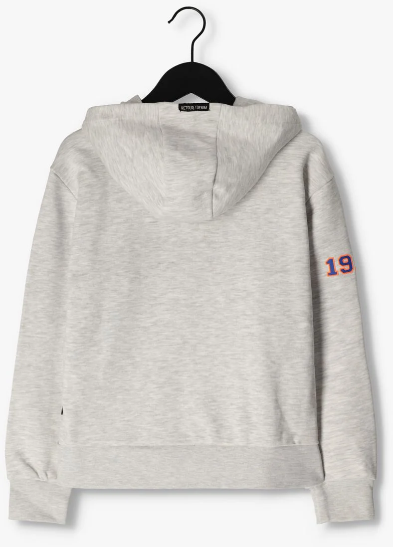 RETOUR lichtgrijze retour trui andrew